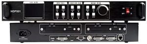 Ce processeur vidéo vous permettra de fusionner le mode synchrone et la diffusion du contenu en directe. Le processeur vidéo P510HD est excellent pour ce type d'utilisation, cette utilisation d'écran est possible par moyen de connexion de n'importe quel reproducteur de l'écran.