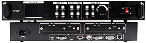 Ce processeur vidéo vous permettra de fusionner le mode synchrone et la diffusion du contenu en directe. Le processeur vidéo P510HD est excellent pour ce type d'utilisation, cette utilisation d'écran est possible par moyen de connexion de n'importe quel reproducteur de l'écran.