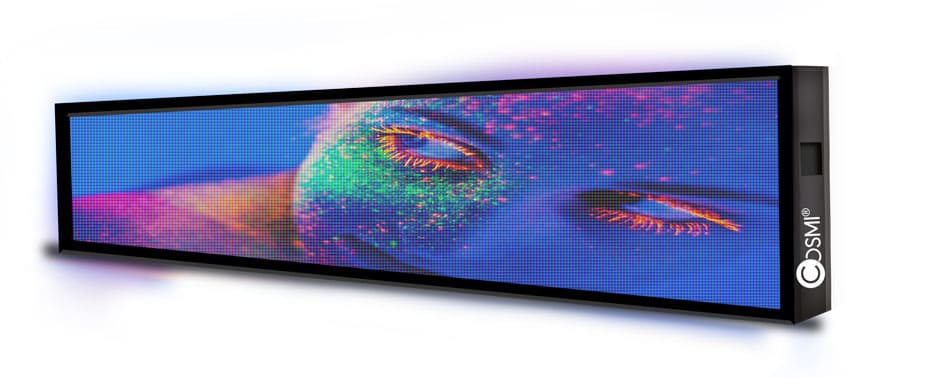 Cette bannière écran LED extérieur est idéal pour réaliser de l’enseigne publicitaire, la bannière offre un montage fixe et rapide ainsi qu’un faible poids afin de faciliter son transport. Optez pour la bannière écran LED extérieur P5 Full Color qui vous permettra d'afficher différent contenu.