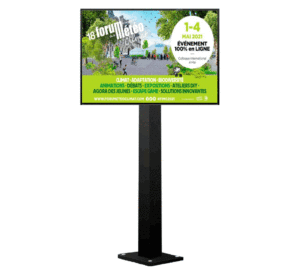 Ecran LED COSMI Full Color monopode de ville Cet écran LED COSMI Full Color monopod extérieur pour publicité est idéal pour toutes présentations de votre commune ou de vos lieux publiques.